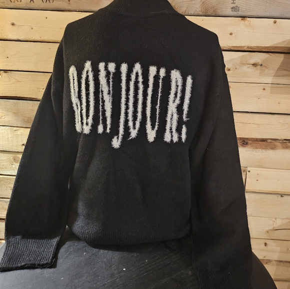 a new day Sweaters - NWT A‎ new day black cashmere like bonjour sweater multiple sizes